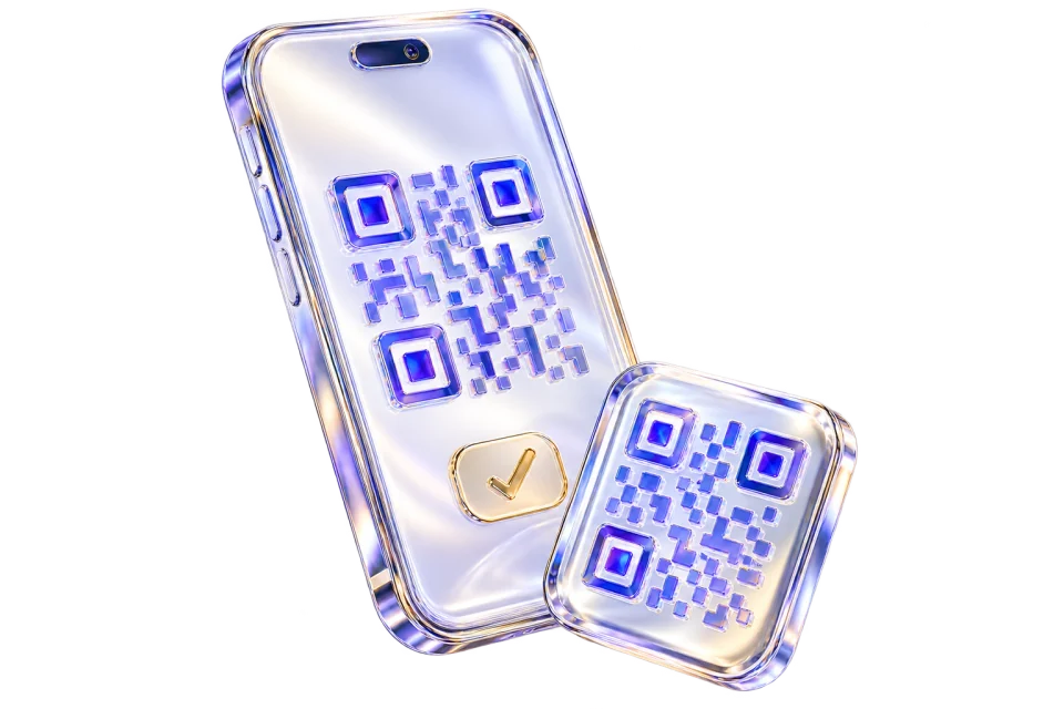 QR payment flow in a mobile PaymentSheet